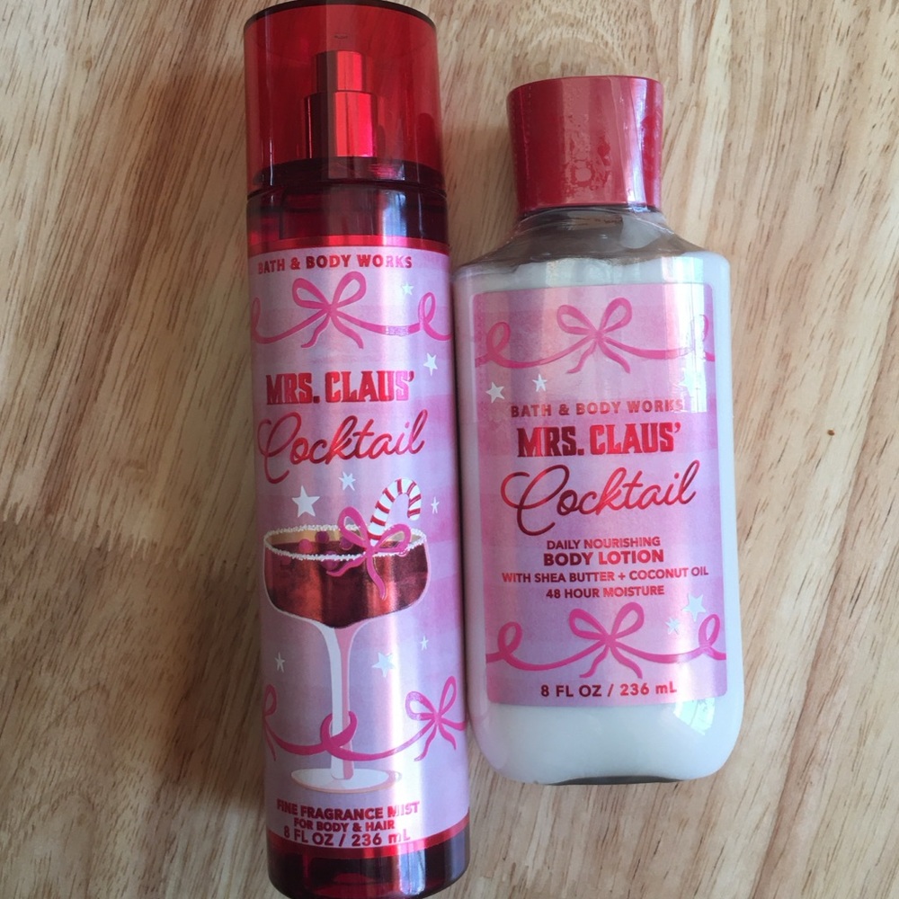 Bath & Body Works Mrs. Claus Cocktail Duo